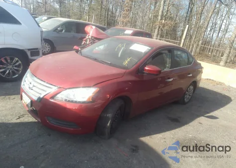 2014 Nissan Sentra Sv z USA, uszkodzony, nr VIN 3N1AB7AP2EL692343